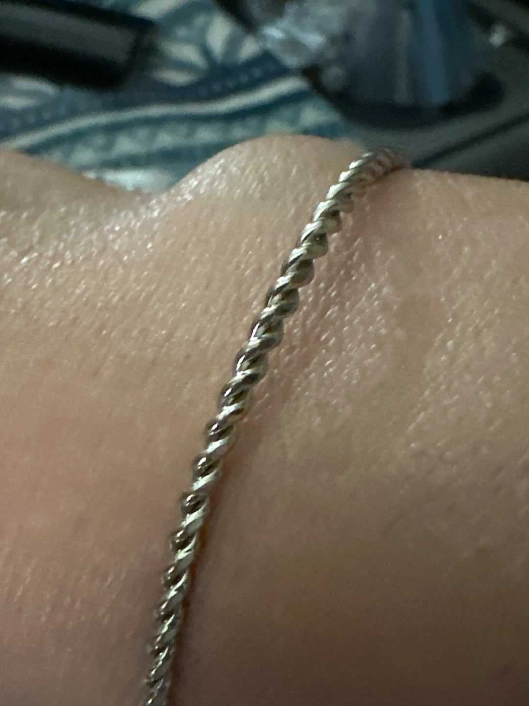 Silver-Tone Twisted Cuff Bracelet - photo 2