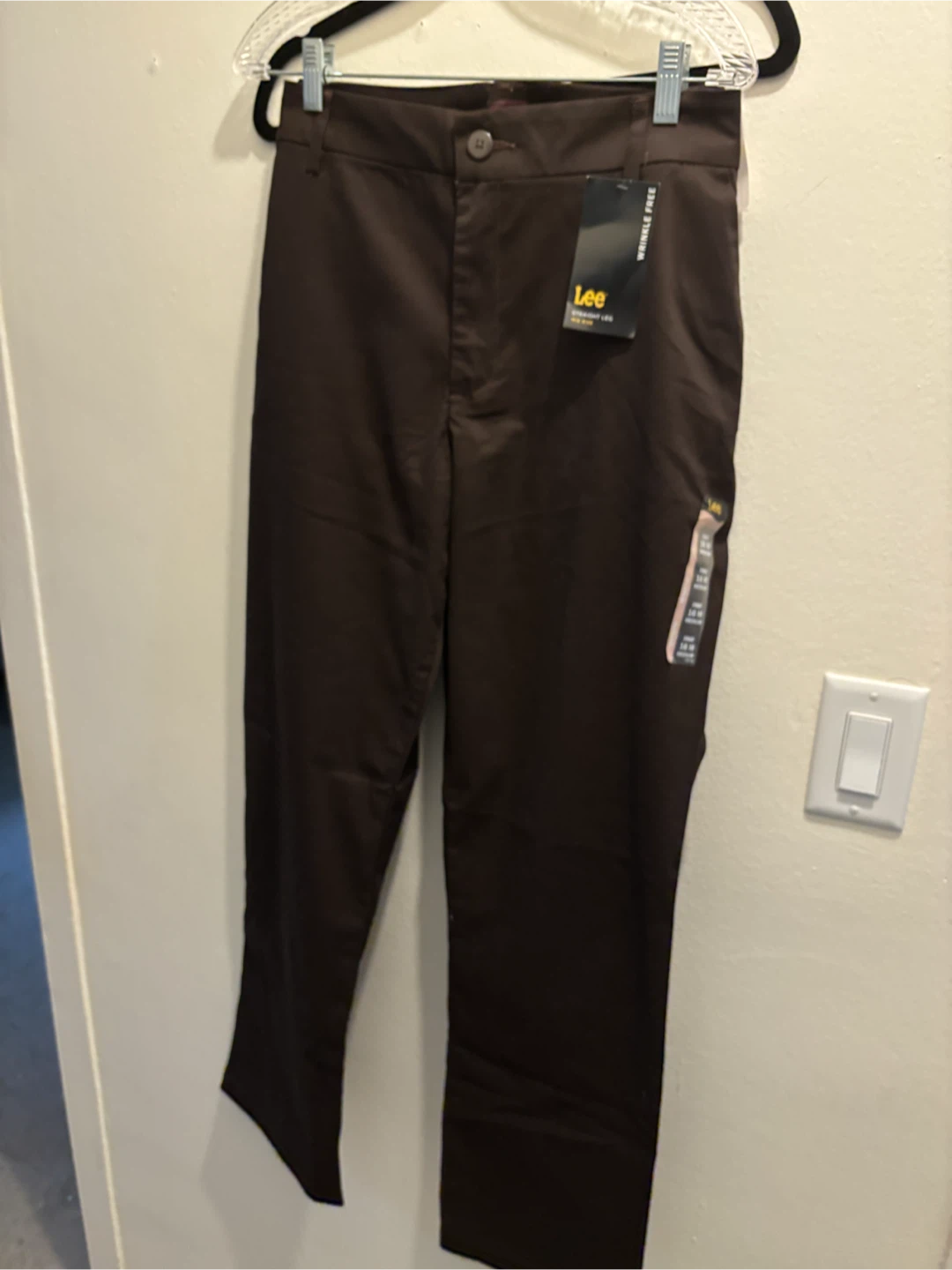 NEW-Lee Straight Leg Mid Rise Pants - Size 16M