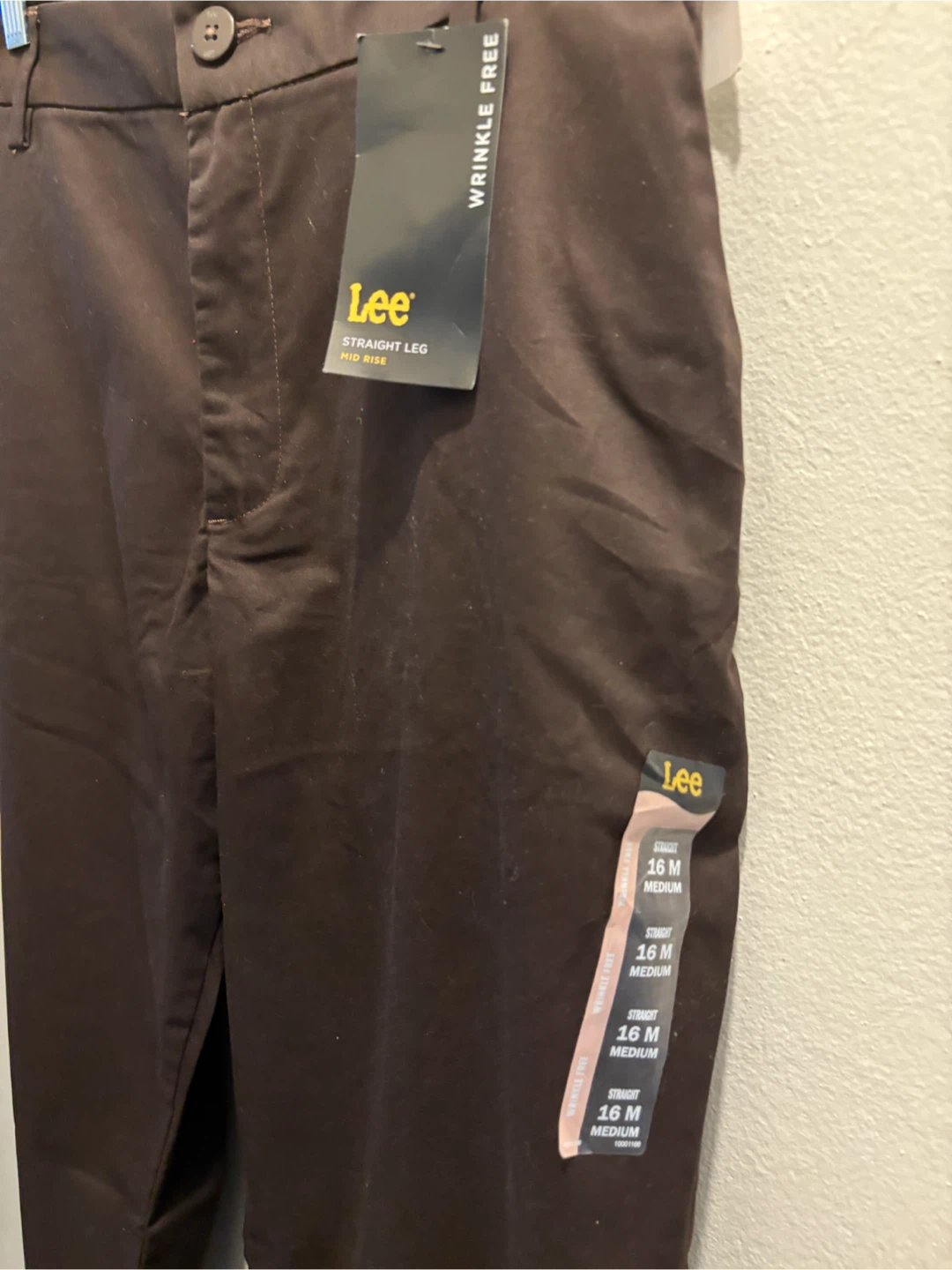 NEW-Lee Straight Leg Mid Rise Pants - Size 16M - photo 2