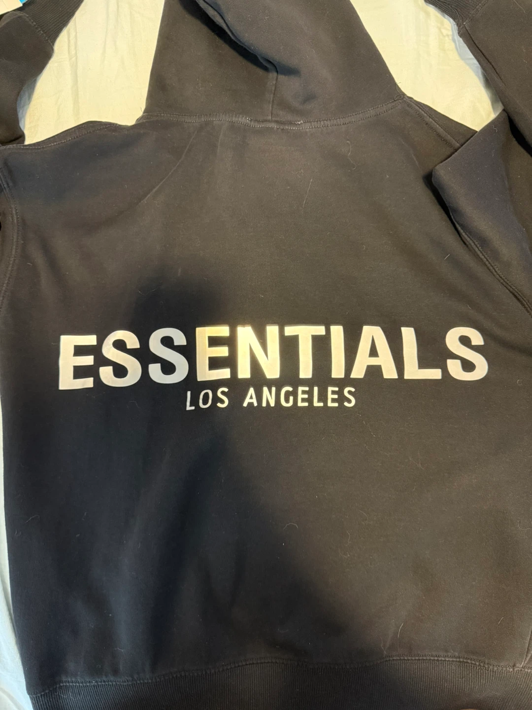 Black Essentials Fear of God Hoodie
