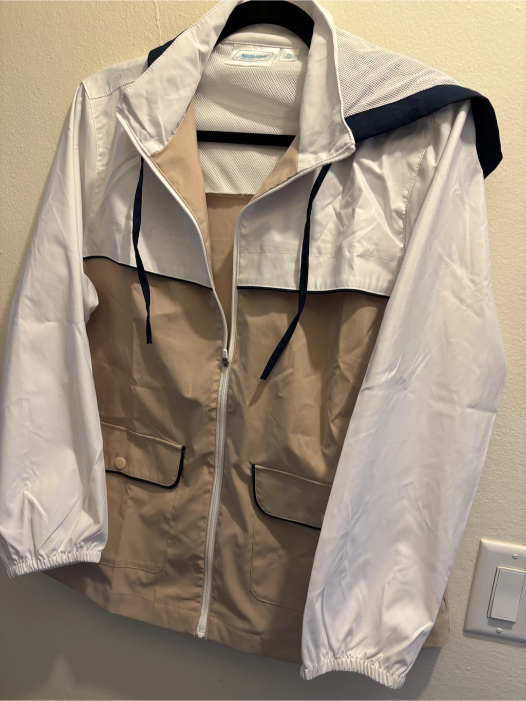 NEW-National Windbreaker Jacket Size PL
