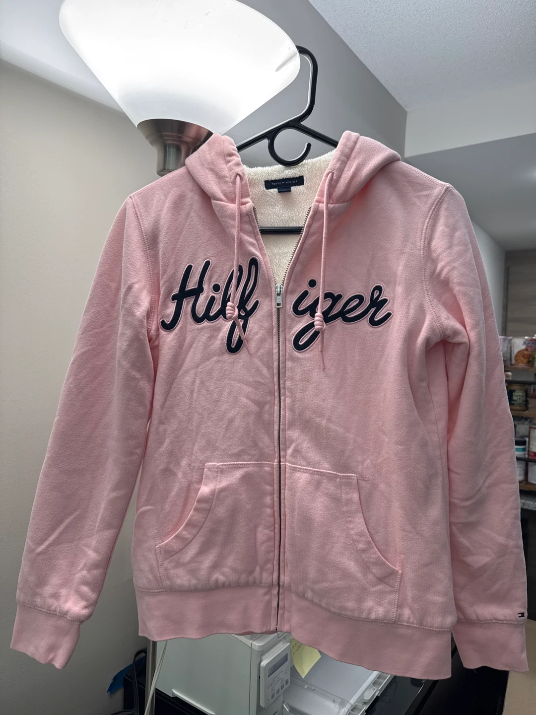 Tommy Hilfiger Pink Zip-Up Hoodie