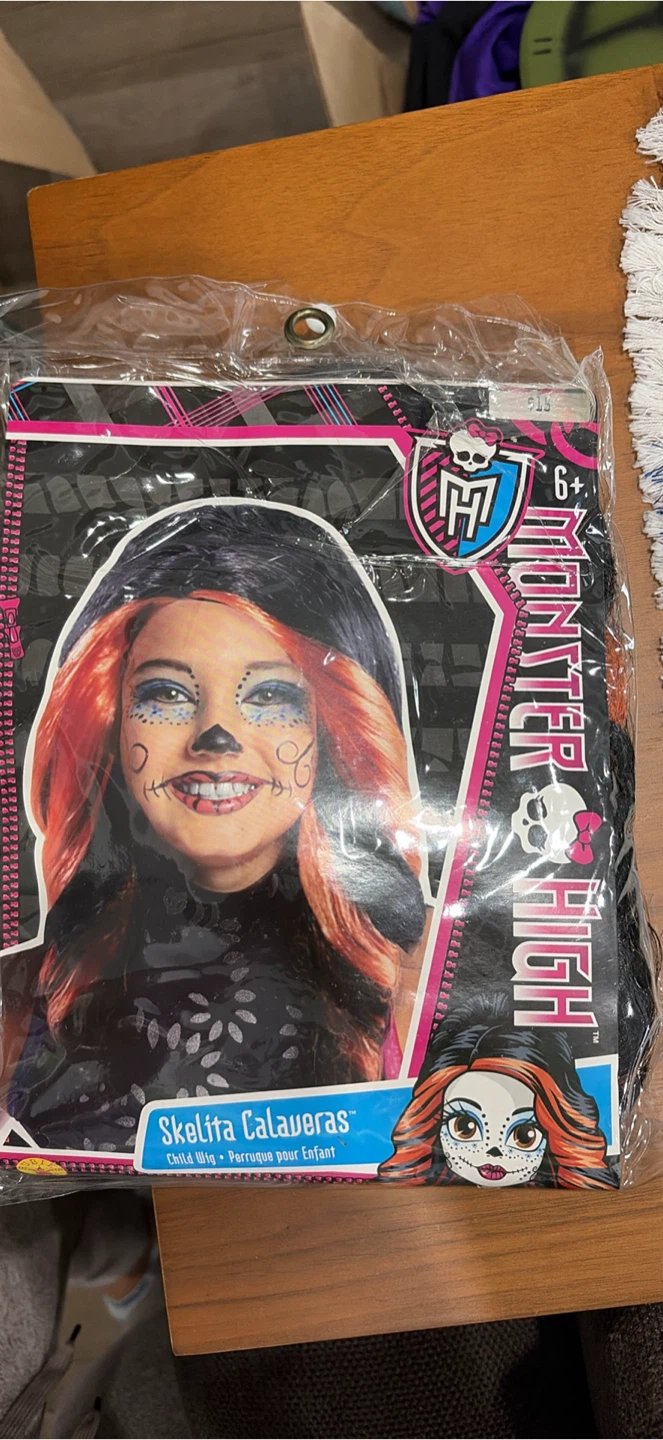 Monster High Skelita Calaveras Child Wig