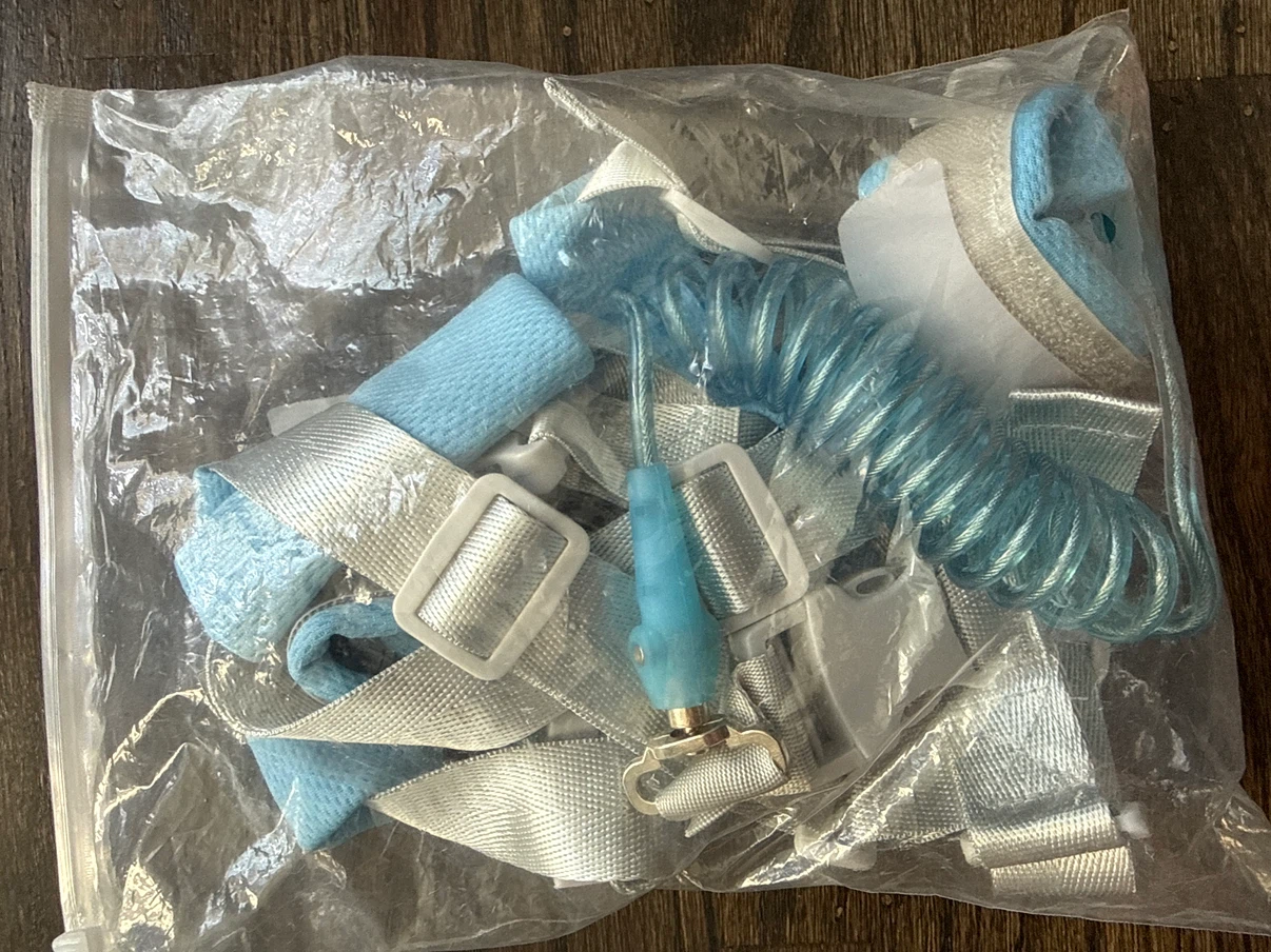 Baby Loss Prevention Traction Rope - Blue - photo 2