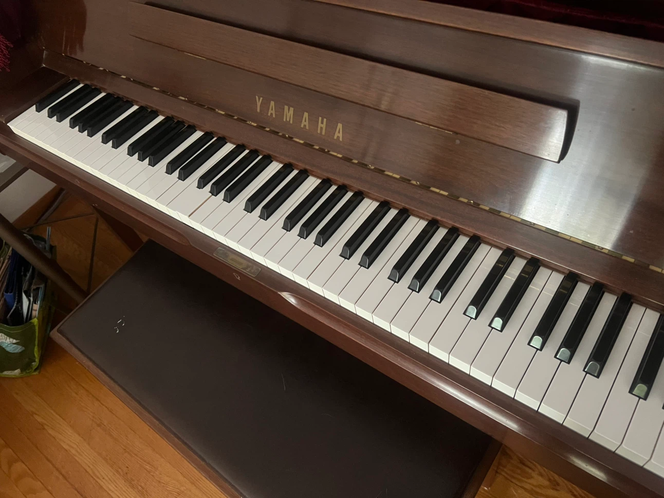 Yamaha Upright Piano with Bench