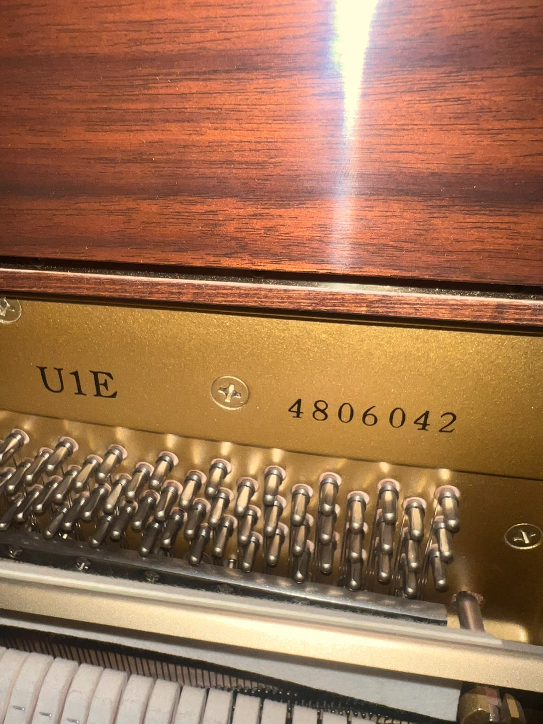 Yamaha Upright Piano with Bench - photo 3