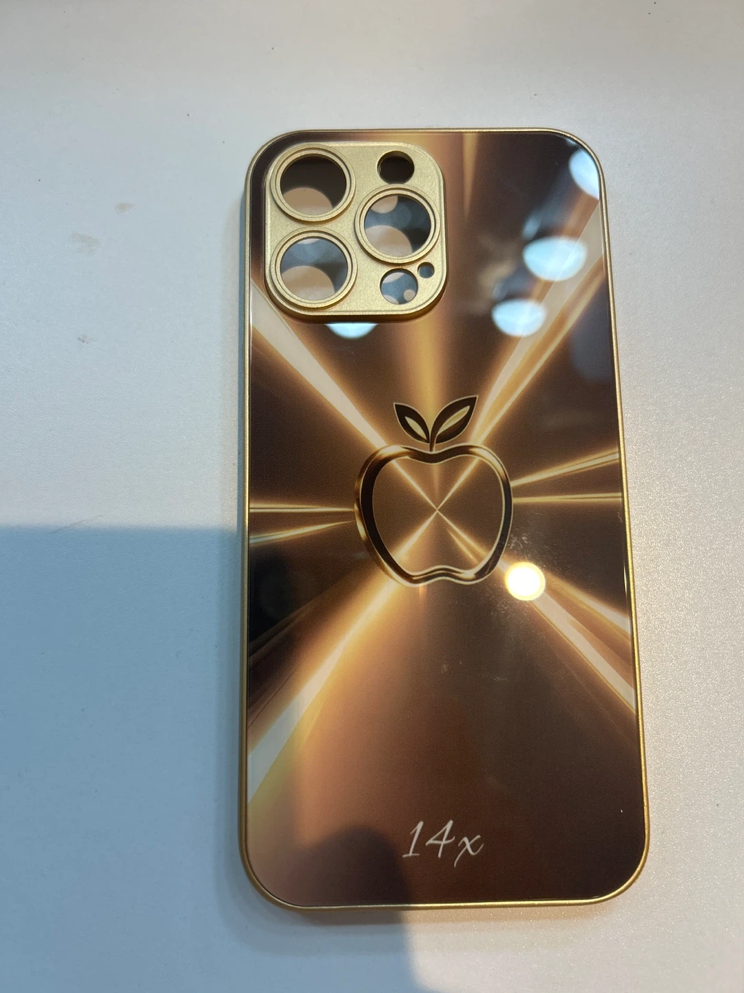 iPhone 14 Pro Max Case Gold Brown