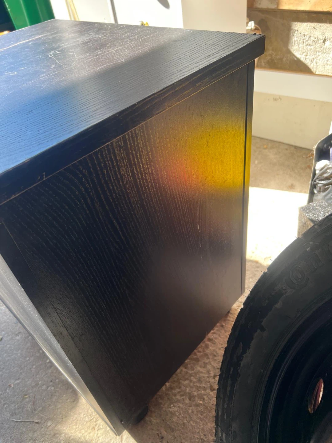 Black 2-Drawer Filing Cabinet nightstand