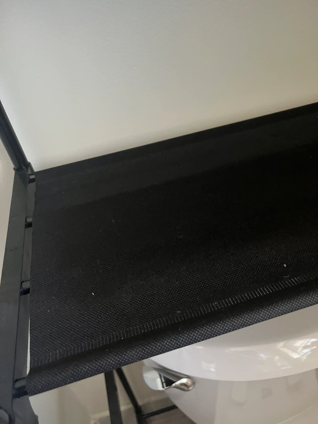 Black Over-the-Toilet Storage Shelf - photo 2