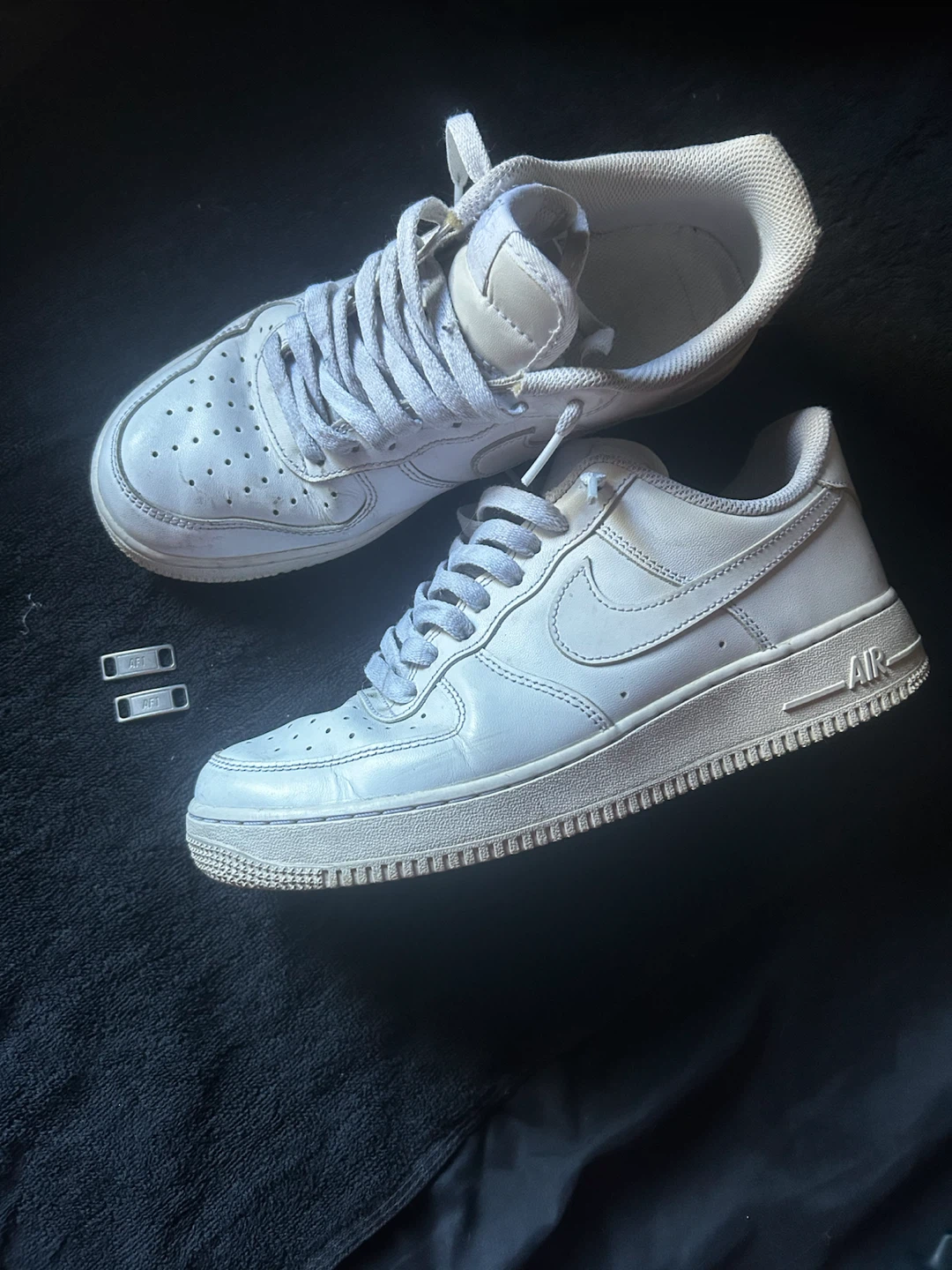 White Nike air force 1 - size 8