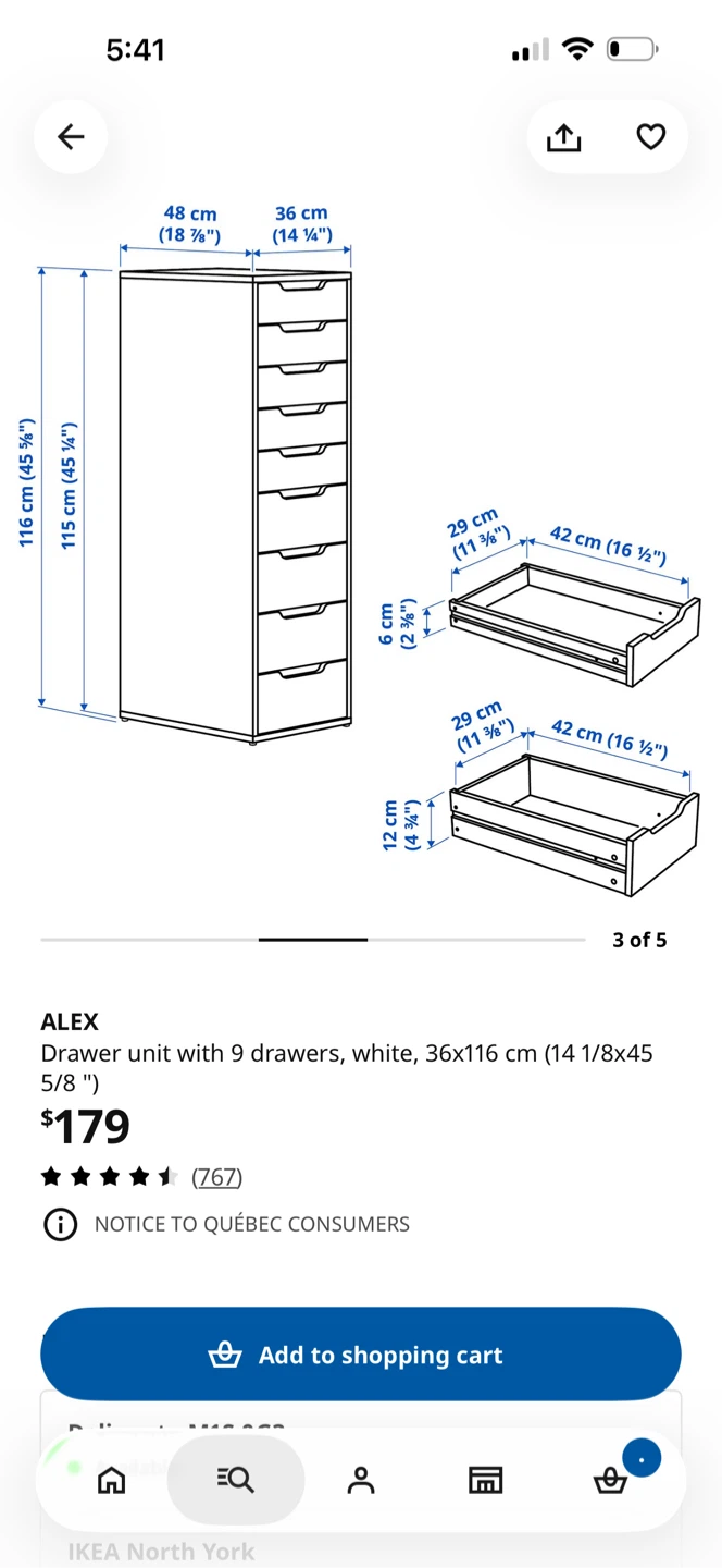 IKEA Alex Drawer Unit - photo 2