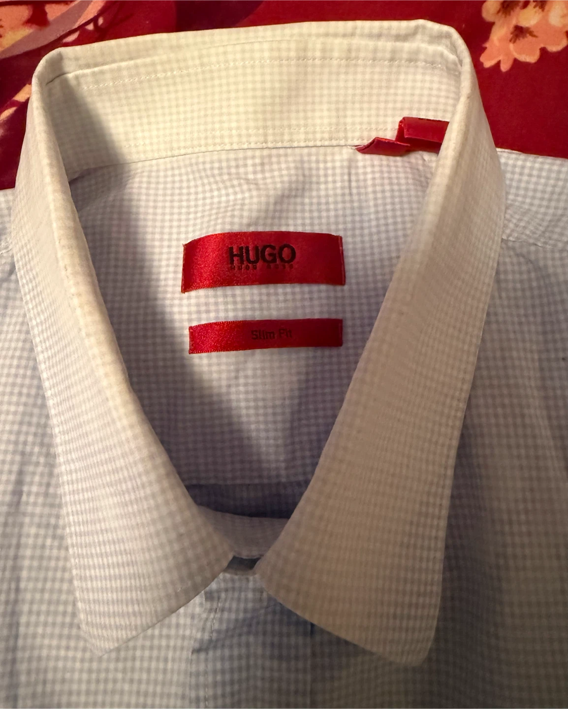 HUGO Slim Fit Gingham Shirt - photo 2