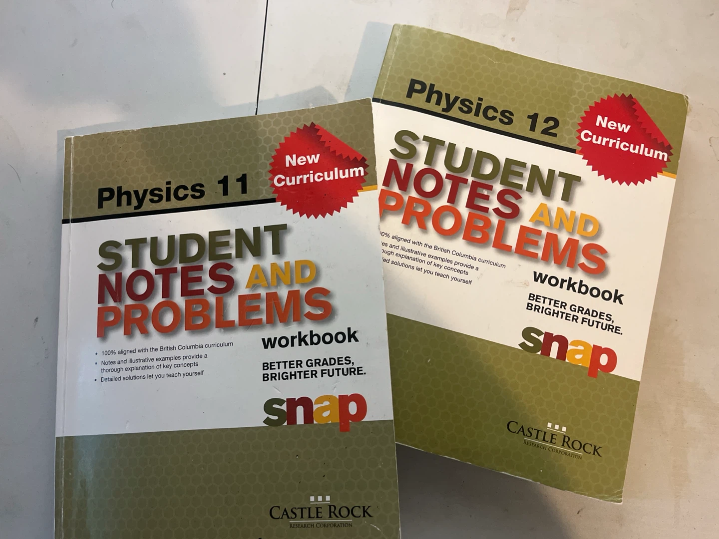 SNAP Physics 11 and 12 Workbooks