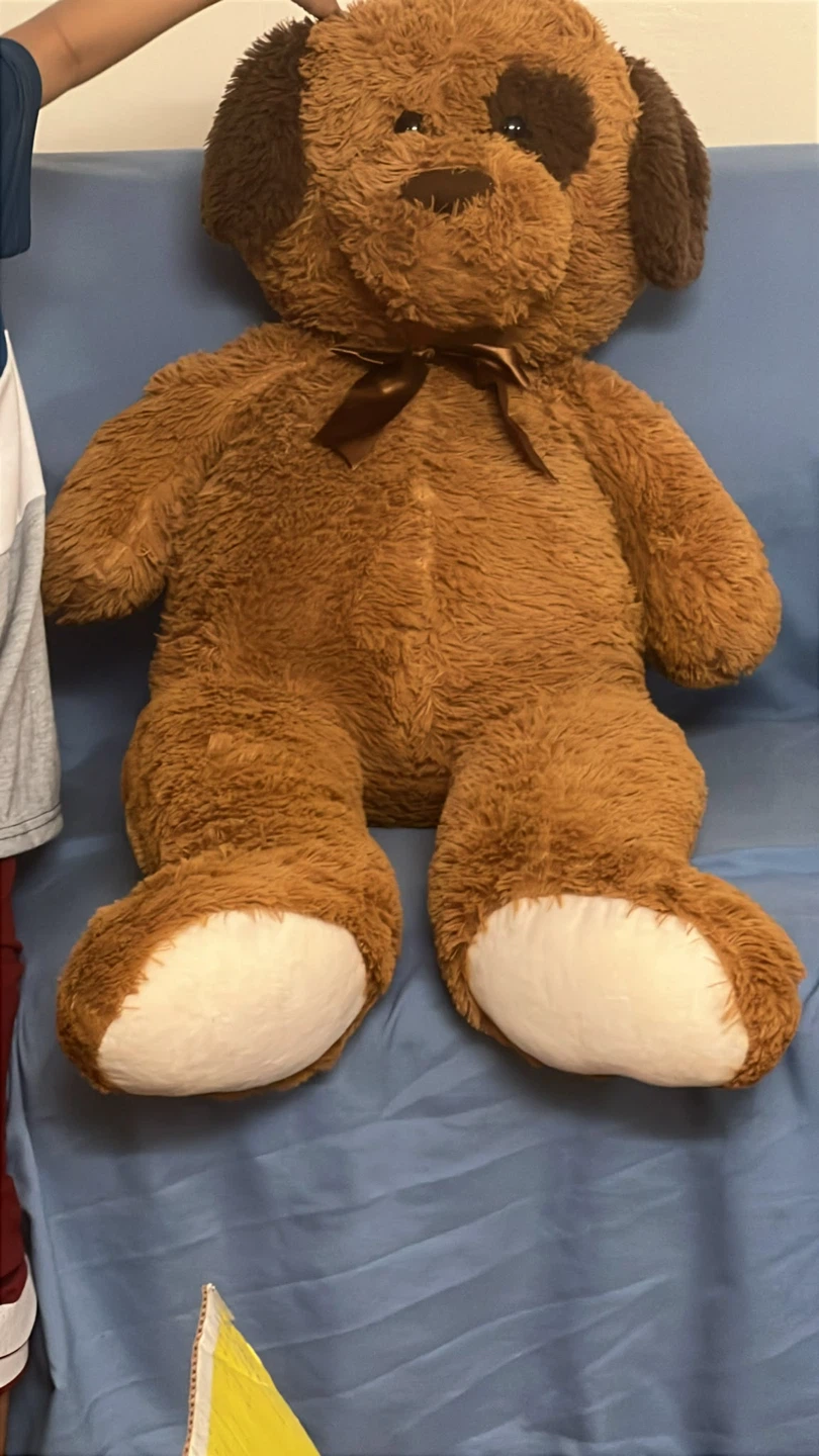 Large Brown Plush Dog Stuffed Toy