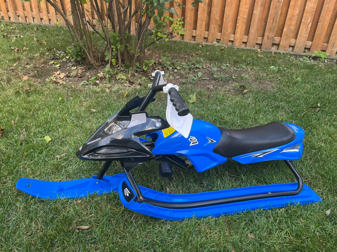 Blue Snow Racer Sled