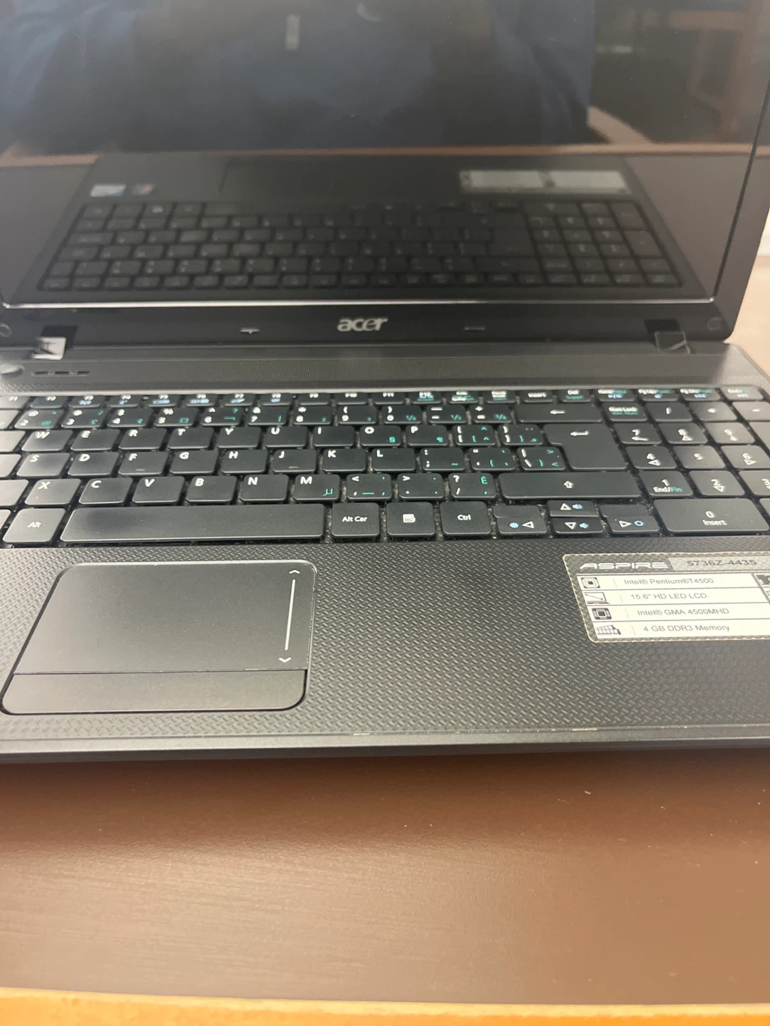 Acer Aspire 5736Z-4435 Laptop - photo 2