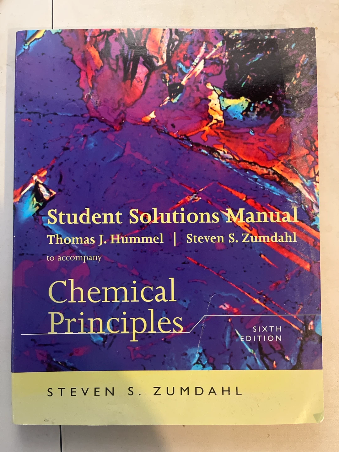 Student Solutions Manual for Chemical Principles