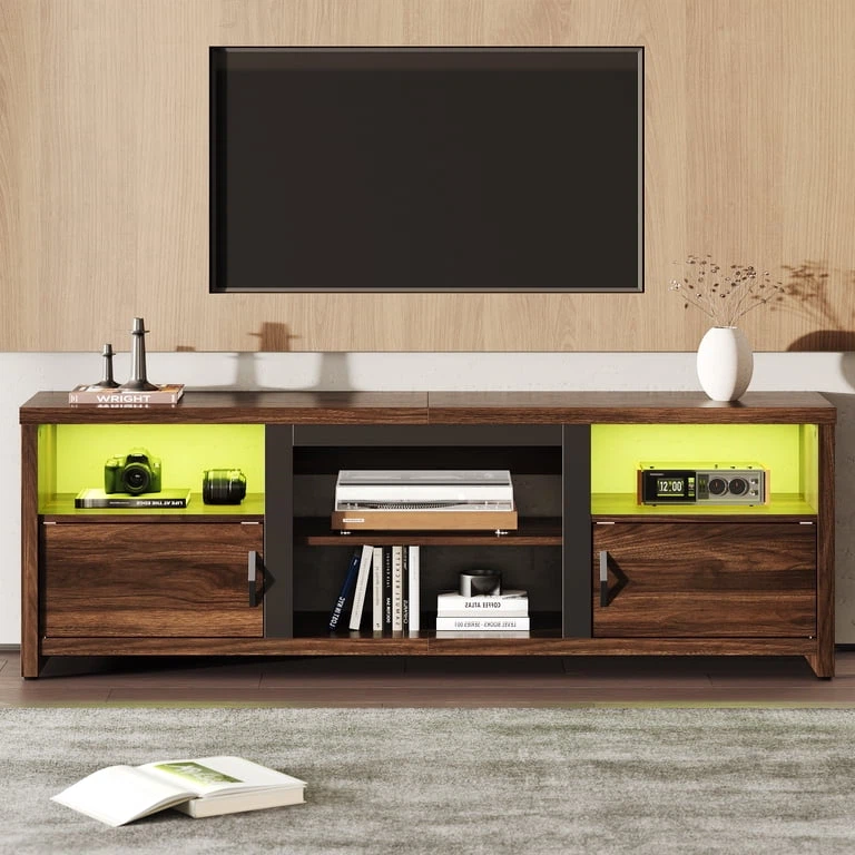 Modern LED TV Stand Console - photo 2