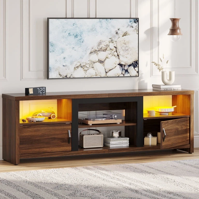 Modern LED TV Stand Console - photo 4