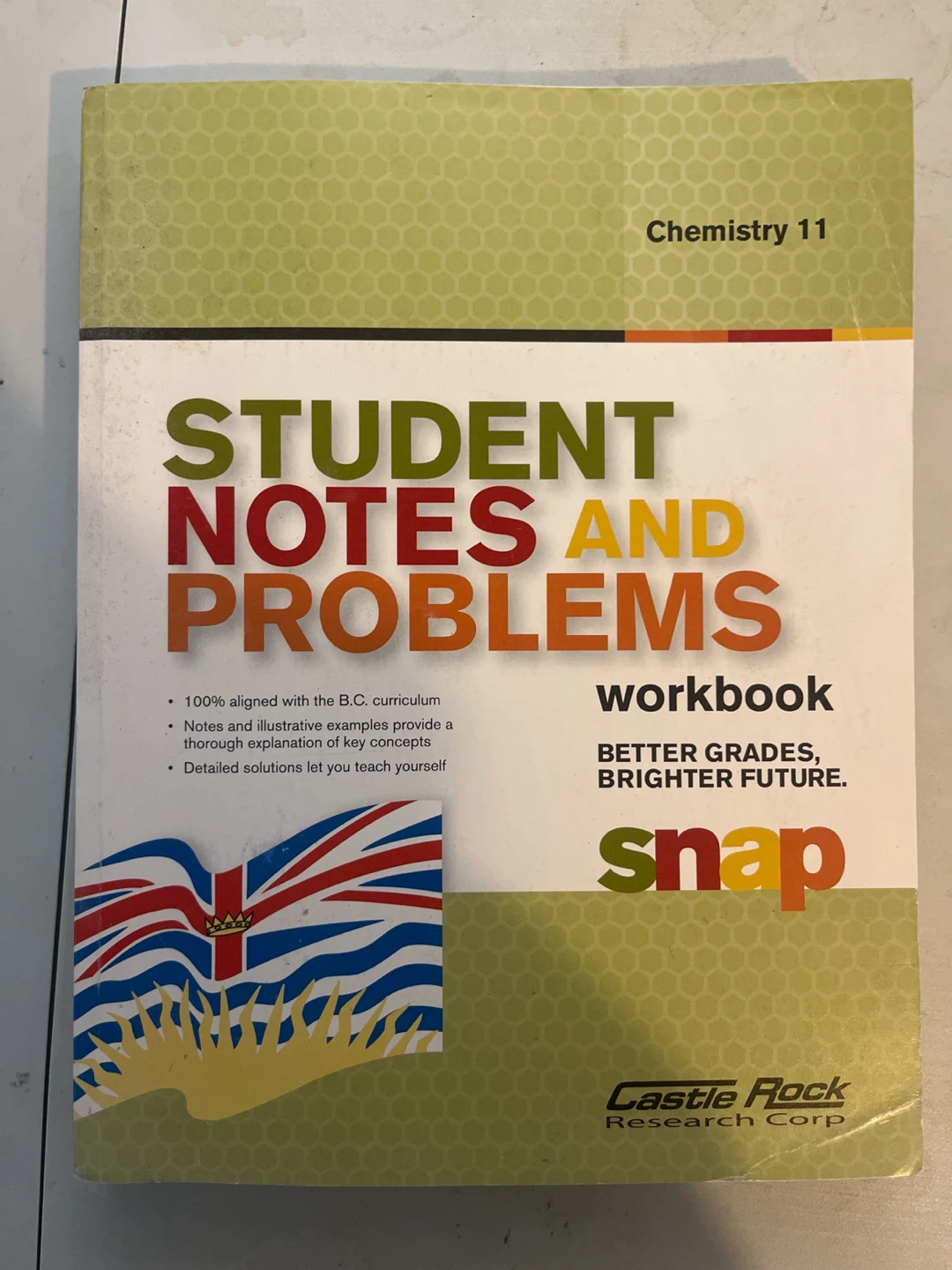 SNAP Chemistry 11 Student Notes and Problems Workbook
