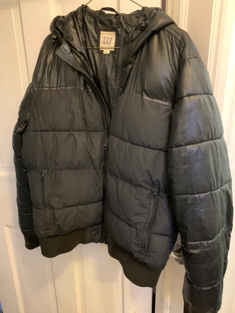 Gap Black Puffer Jacket Size M