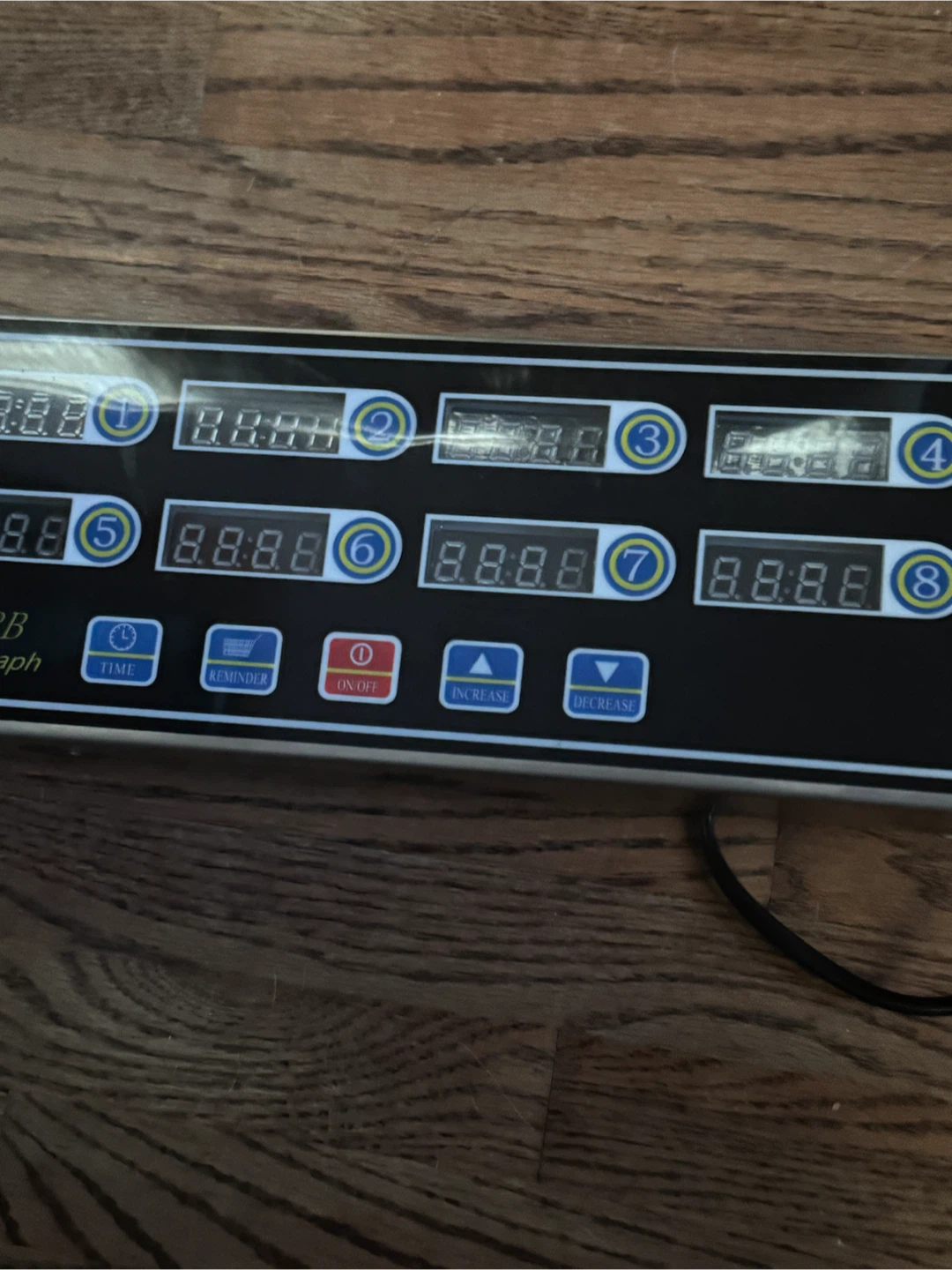 CAL-8B 8-Channel Kitchen Timer - photo 3