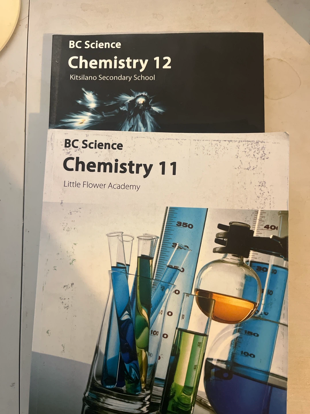 BC Science Chemistry 11 and 12 Textbooks