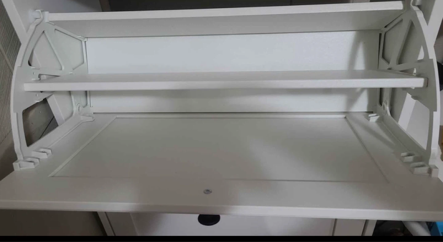 White 3-Tier Shoe Cabinet - photo 3
