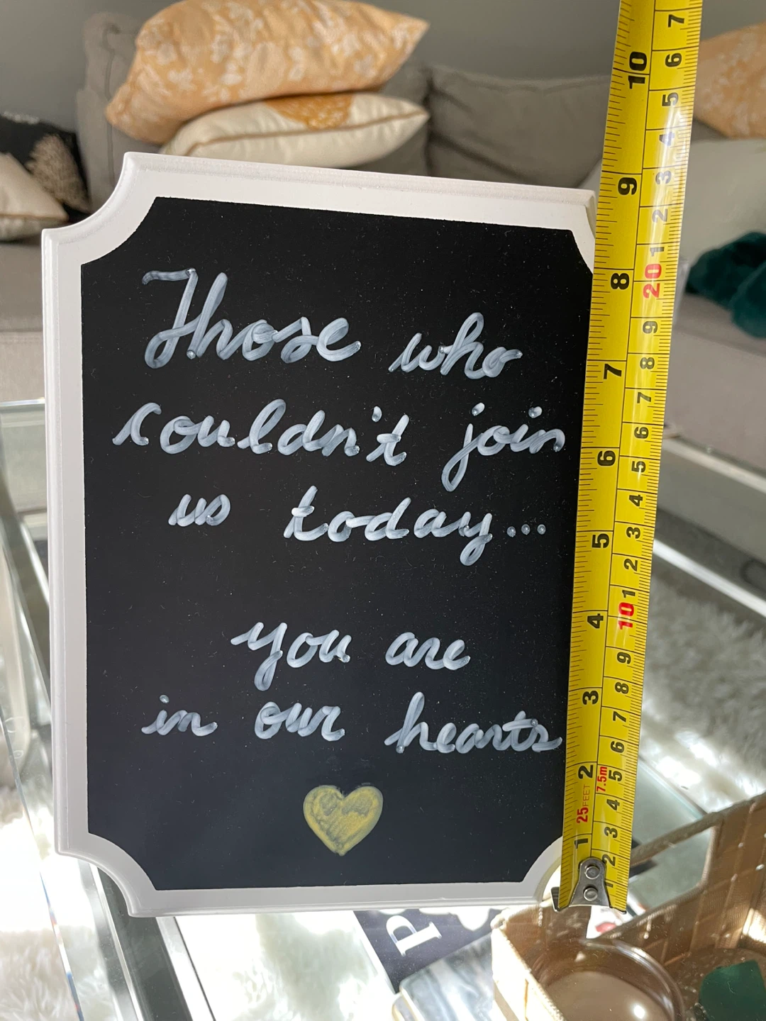 Memorial Sign Decorative Chalkboard - photo 2