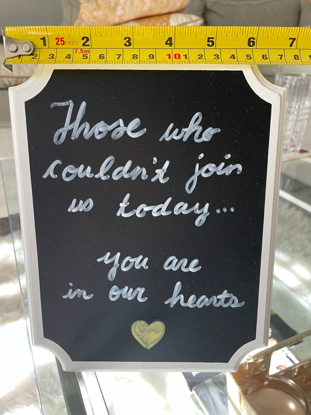 Memorial Sign Decorative Chalkboard - photo 3