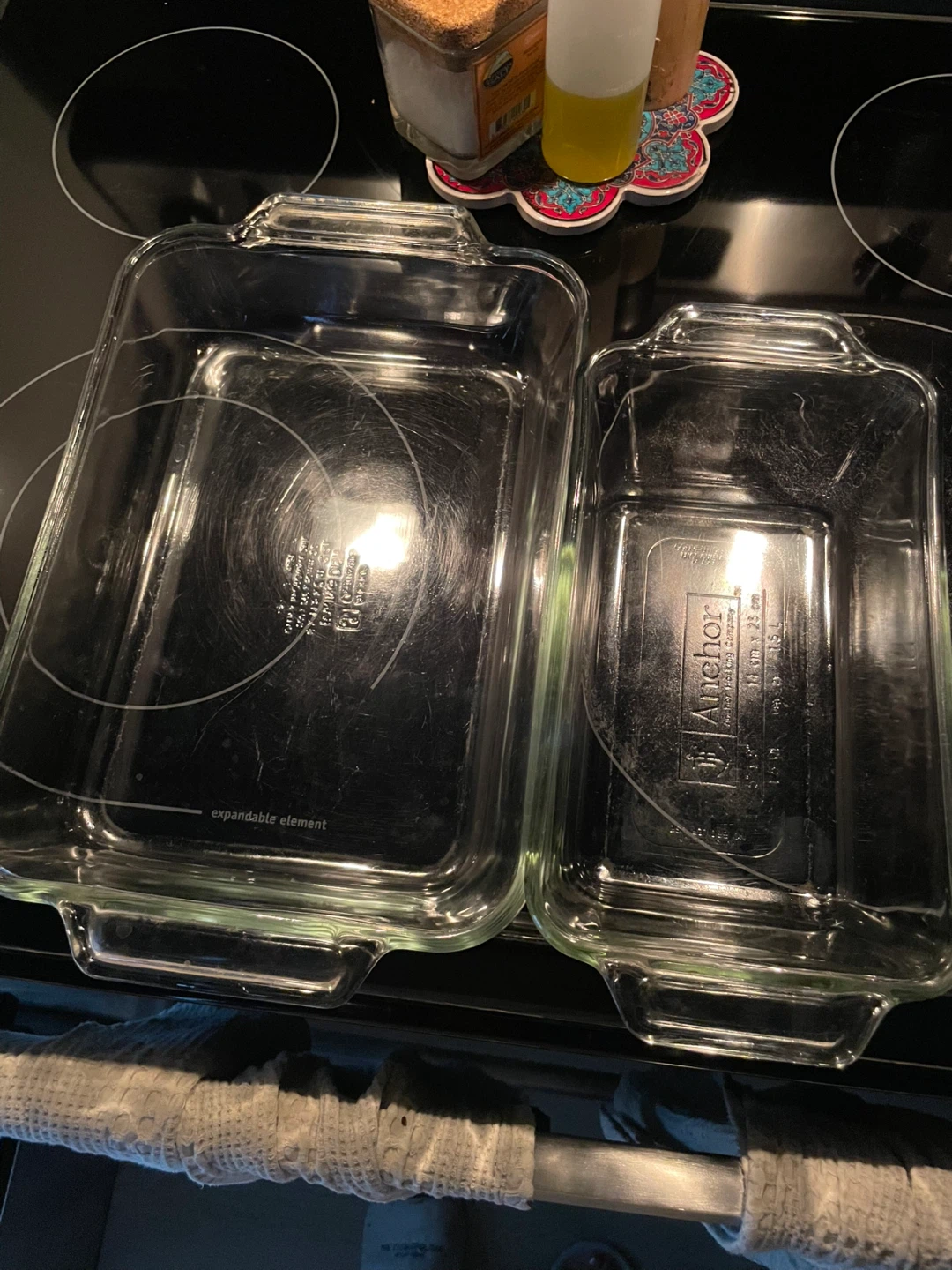 Anchor Hocking Glass Baking Dishes - Set of 2