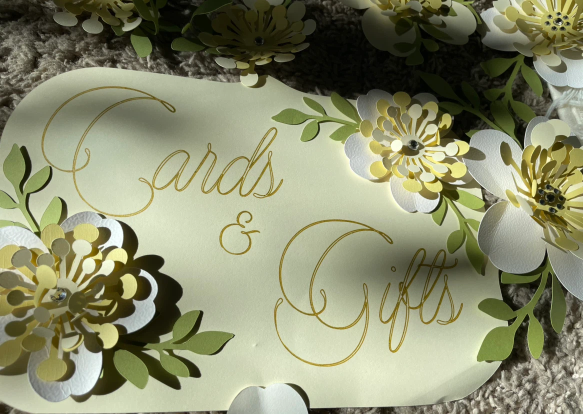 Floral Wedding Table Numbers and Signs Set - photo 3