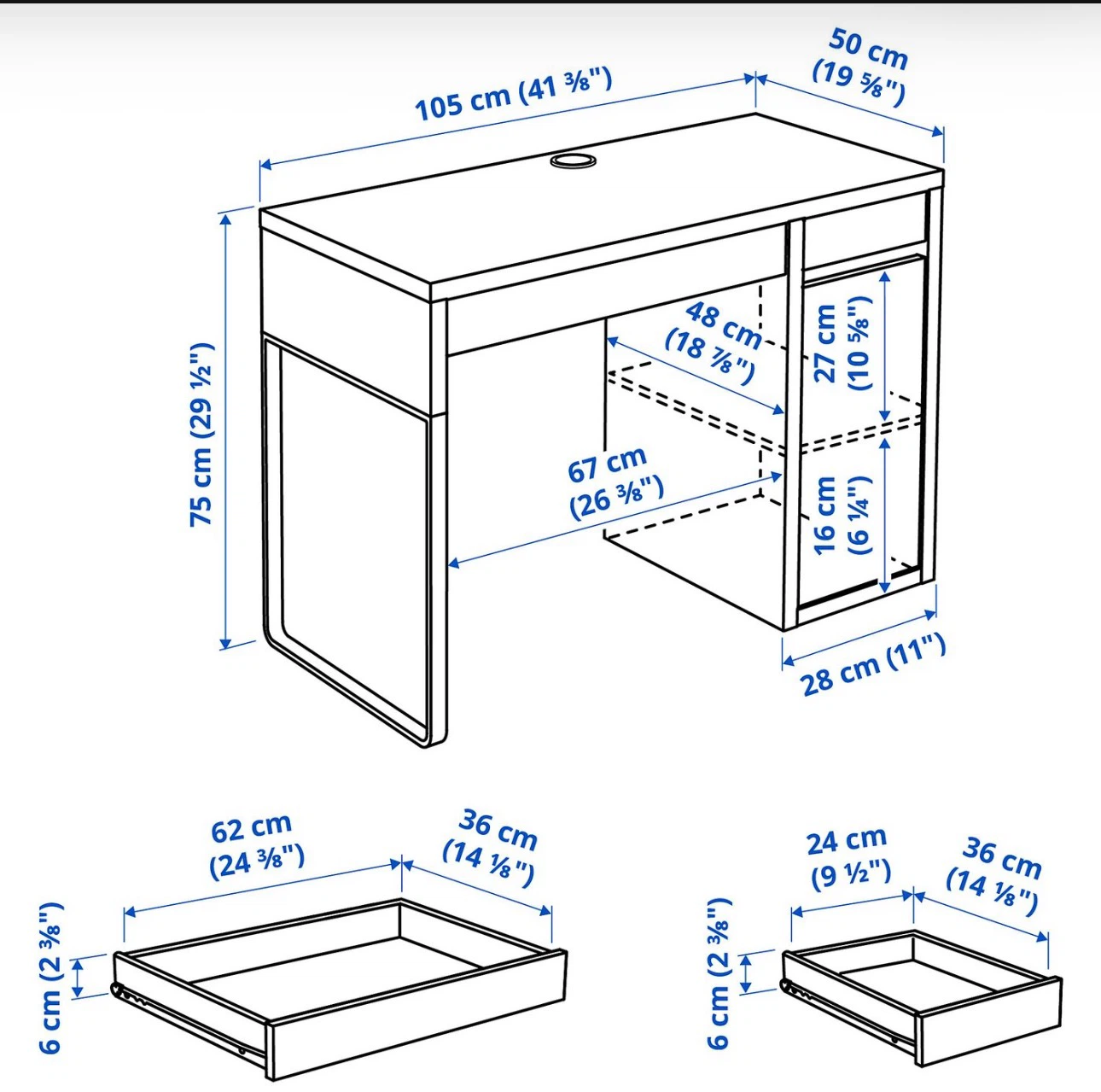 Black desk with storage - photo 5