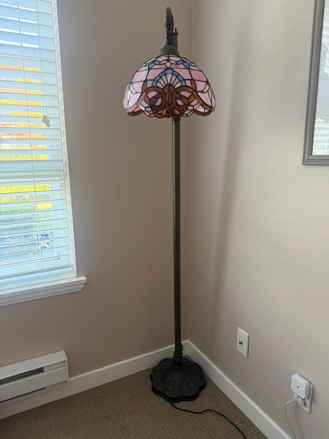 Stained Glass Style Floor Lamp