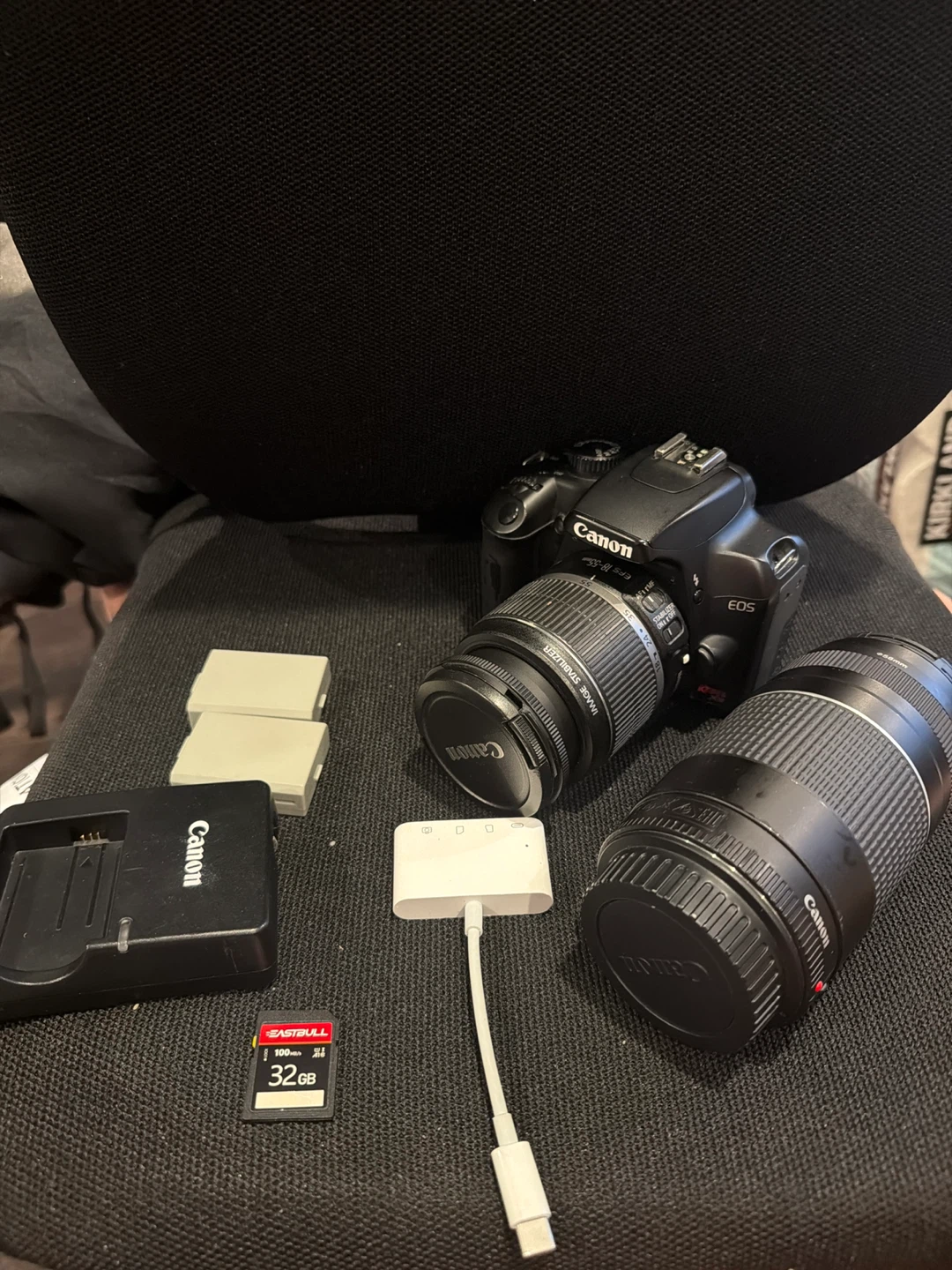 Canon EOS Rebel xs DSLR Camera Bundle