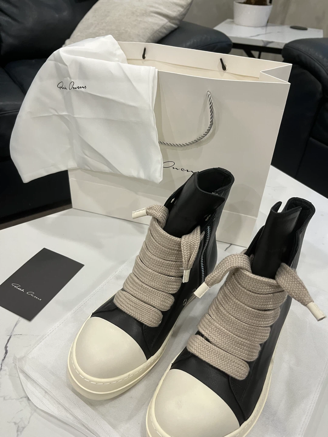 Authentic Rick Owen Jumbo Laces
