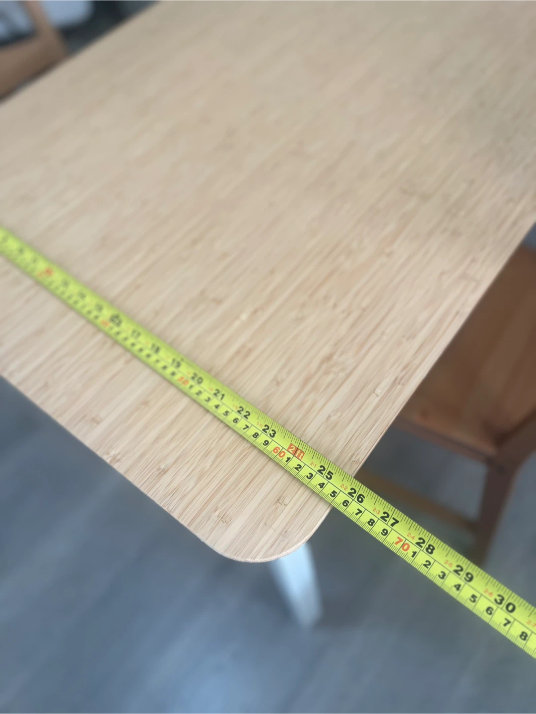 Delivery Available IKEA bamboo dining table with four chairs - photo 3
