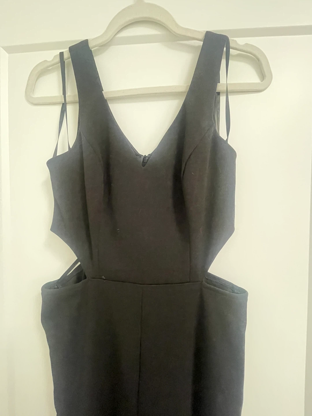 Black Cut-Out Wide Leg Jumpsuit - photo 3