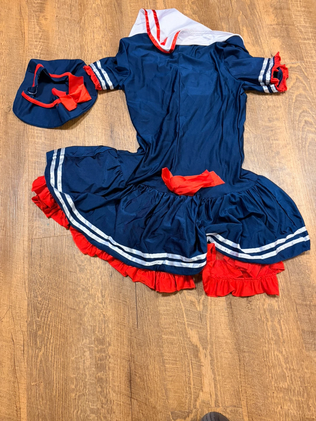Navy Sailor Costume with Matching Hat - photo 2
