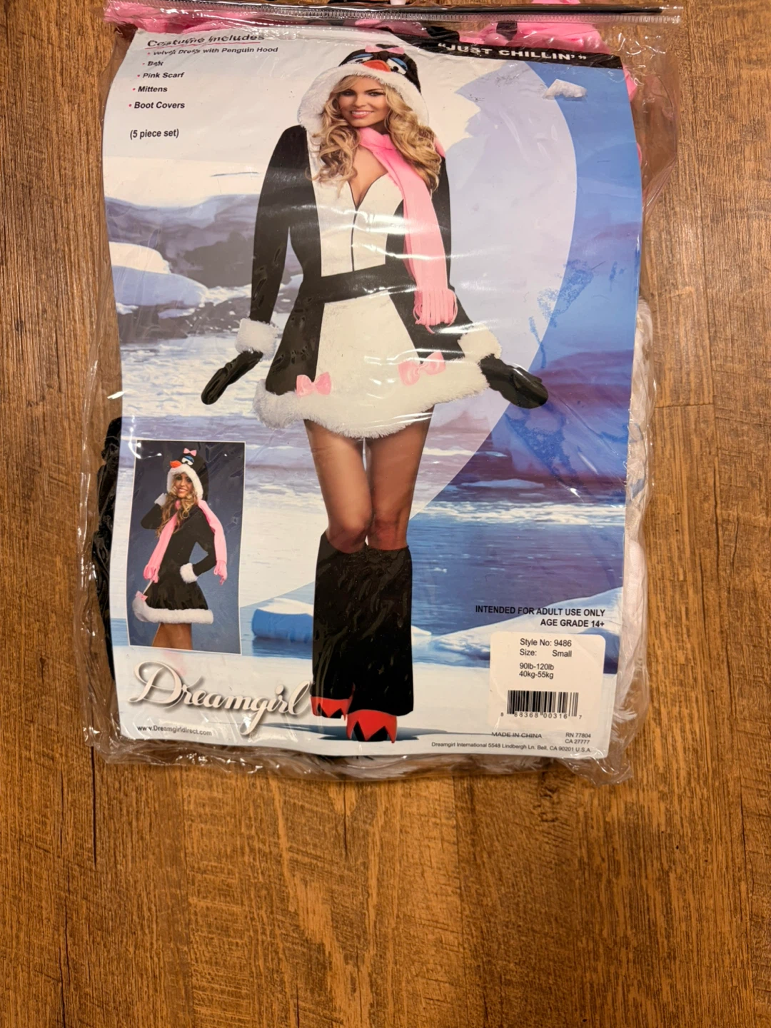 Dreamgirl Penguin Costume Small