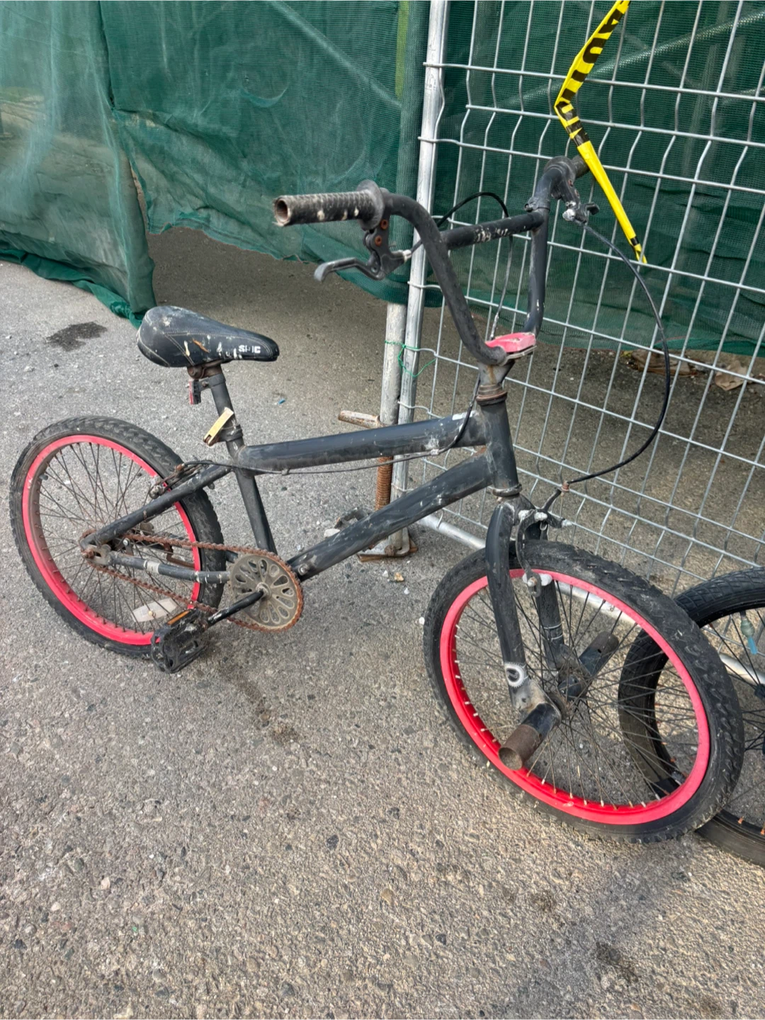Black and Pink BMX Bike