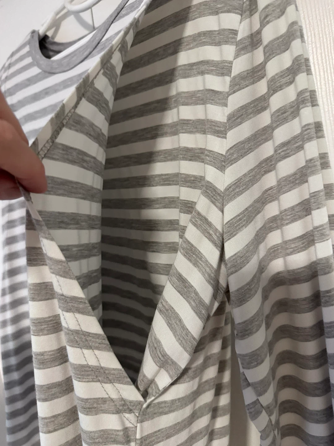 Ekouaer XL Striped Long Sleeve Nursing Top - photo 4