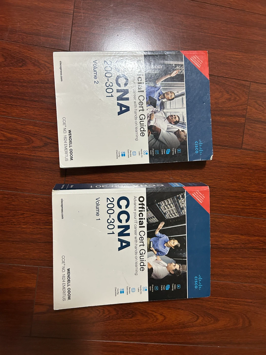 CCNA 200-301 Official Cert Guide Vol 1 and 2