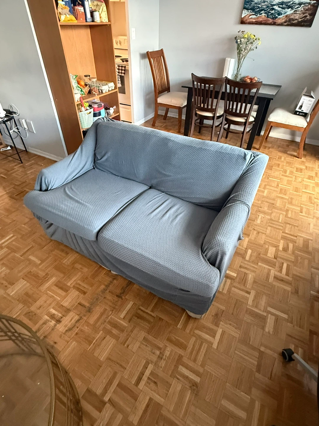 Grey Two-Seater Sofa - photo 2