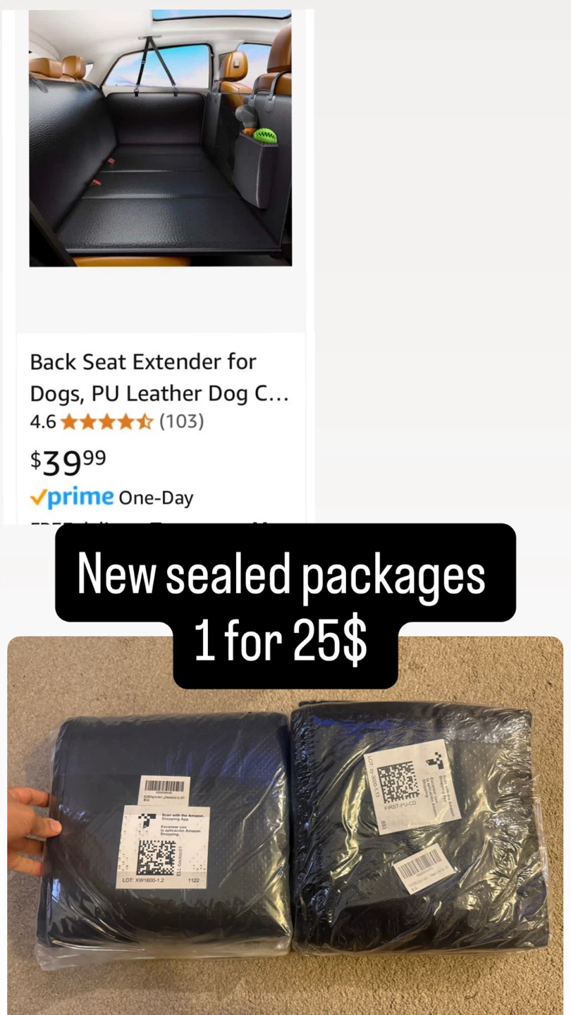 FIRSTWELL Back Seat Extender for Dogs