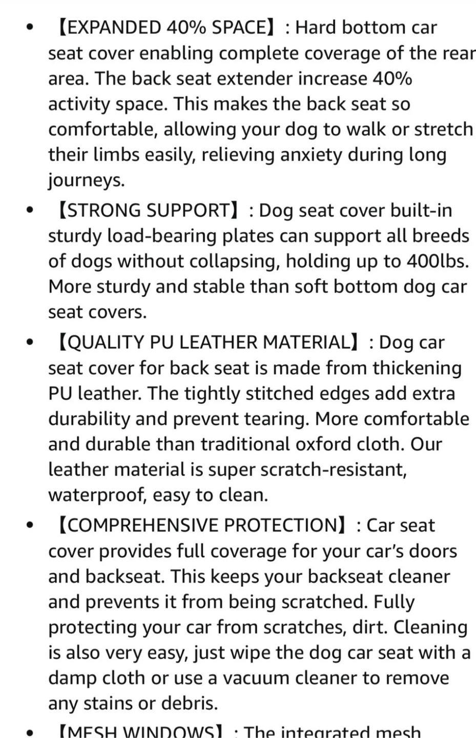 FIRSTWELL Back Seat Extender for Dogs - photo 4