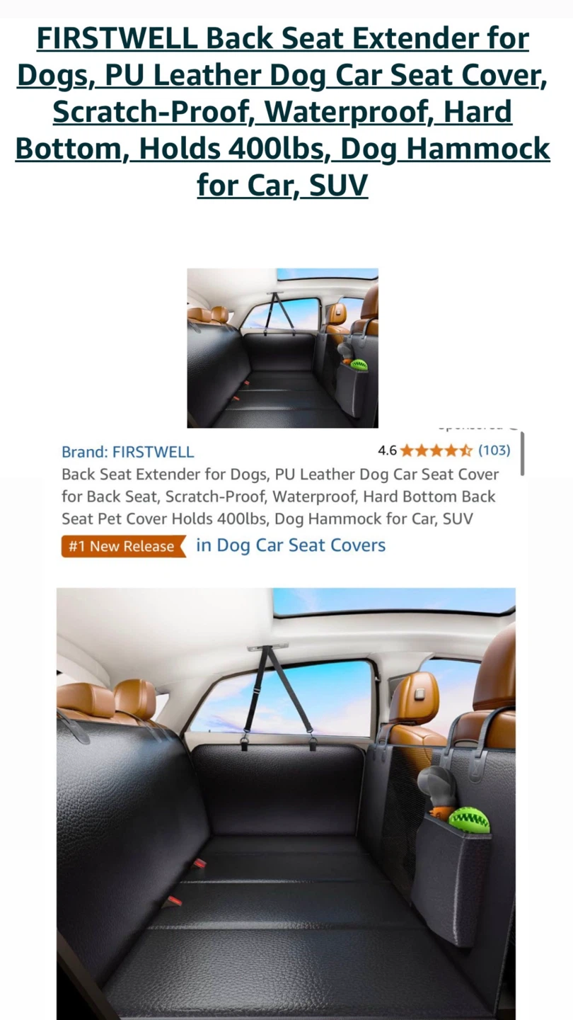 FIRSTWELL Back Seat Extender for Dogs - photo 5