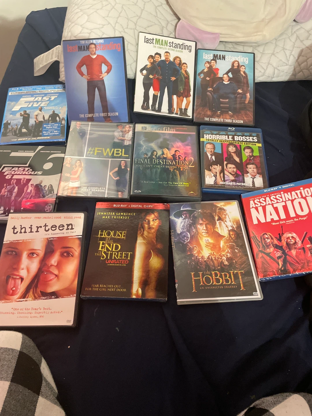 Collection of 12 Assorted DVDs and Blu-rays