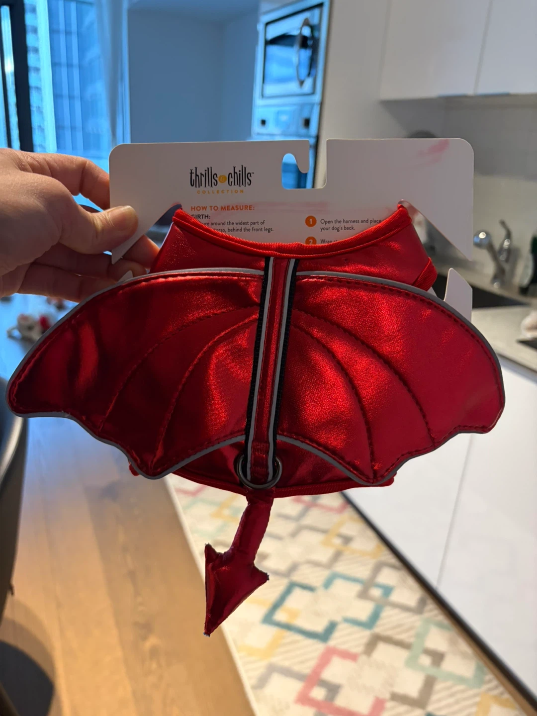 BRAND NEW Small dog Halloween costume - devil harness