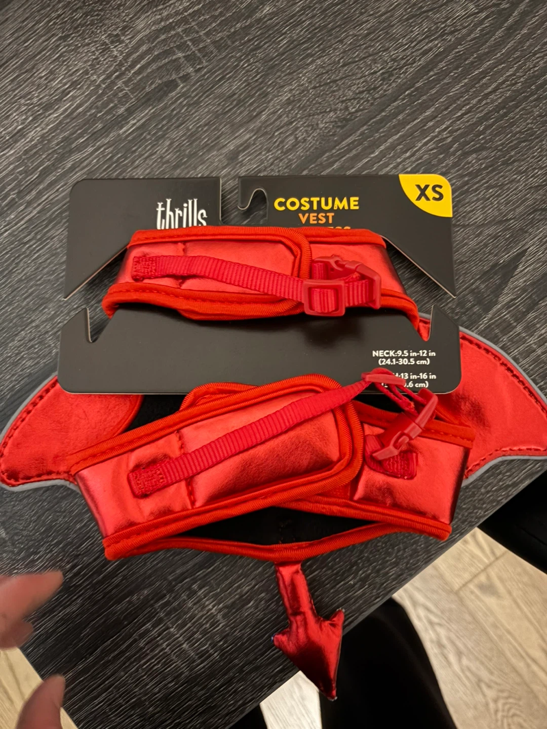 BRAND NEW Small dog Halloween costume - devil harness - photo 2